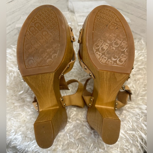 Gianni Bini Leather Strappy Studded Heels Women’s Size 11 - Picture 4 of 8